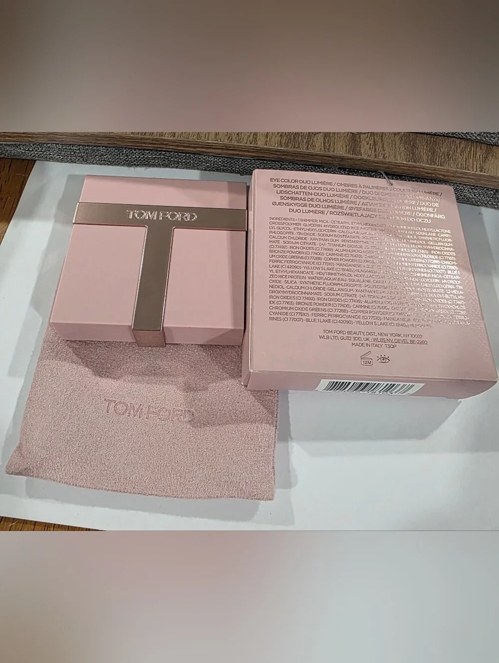 TOM FORD Love Collection Eye Color Duo Lumiére 01 Pink Desire. 0.12 oz 💥NEW💥